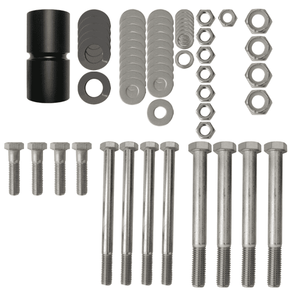 PWC Skiff Lift Cable Roller Hardware Kit