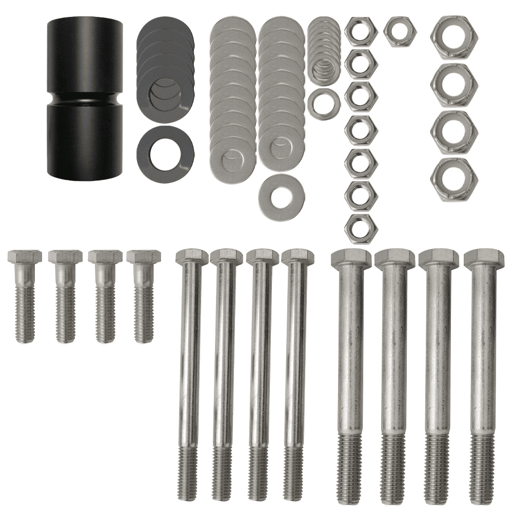 PWC Skiff Lift Cable Roller Hardware Kit