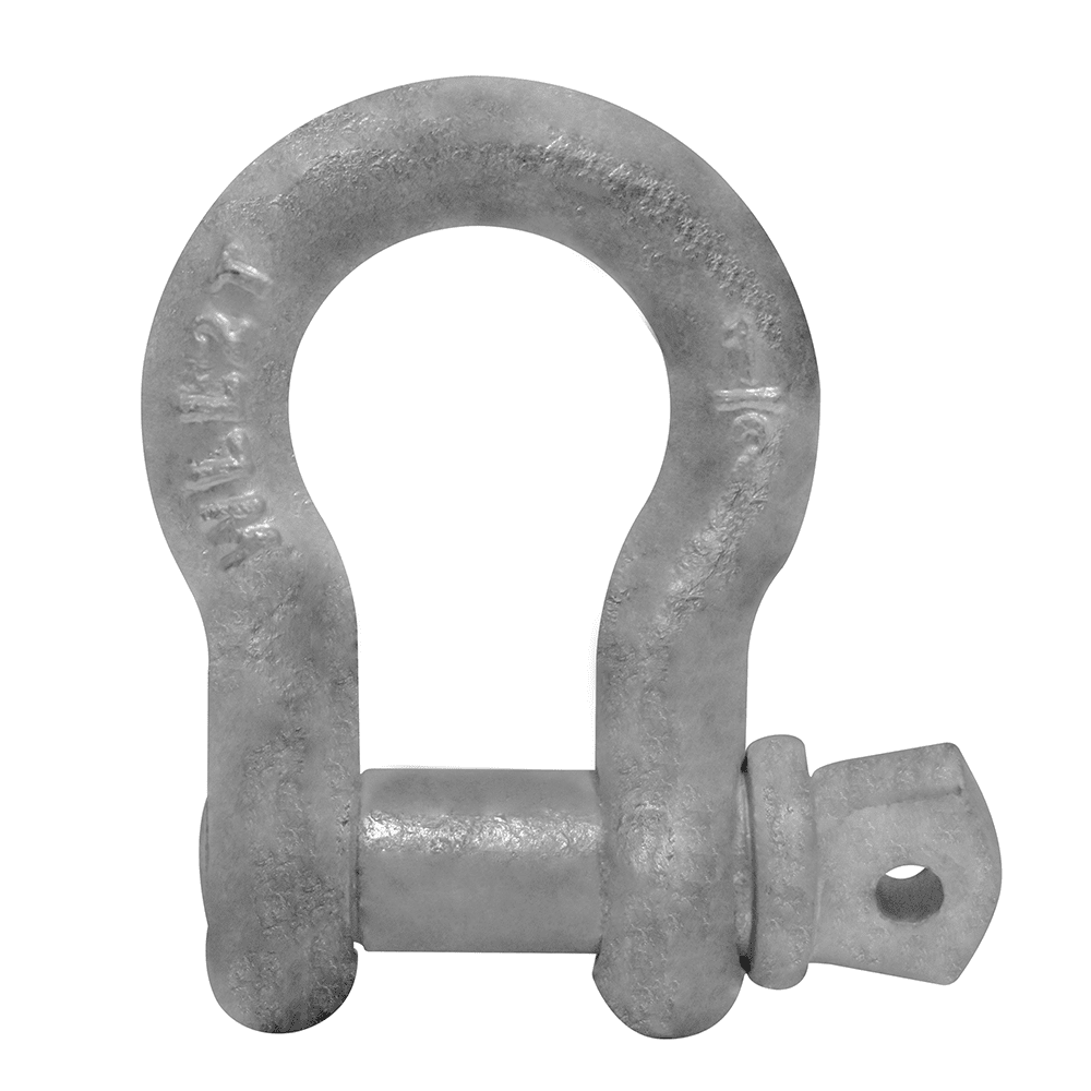 1/2 in. 2 Ton Galvanized Screw Pin Shackle