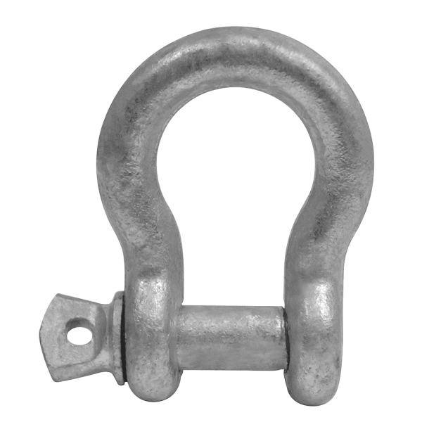 7/16 in. 1.5 Ton Galvanized Screw Pin Shackle