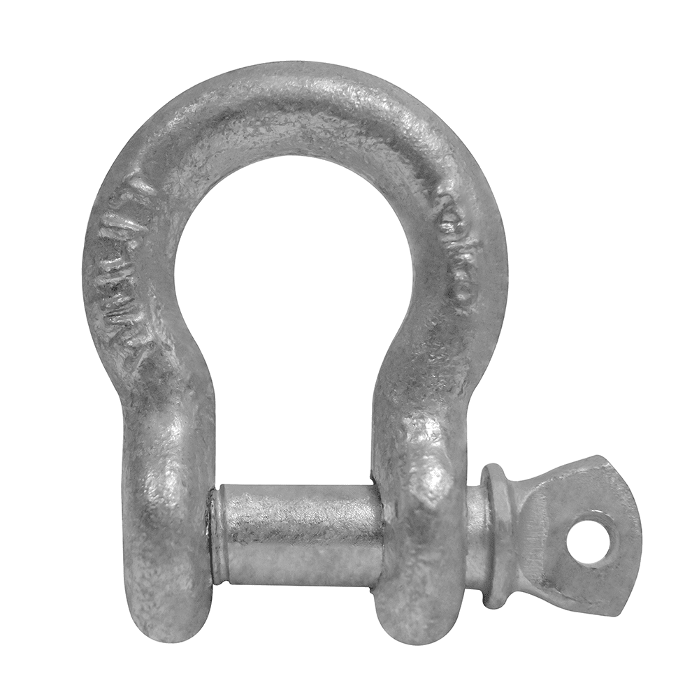 3/8 in. 1 Ton Galvanized Screw Pin Shackle