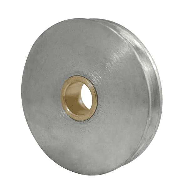 3 1/2 in. Zinc-Plated Sheave w/ Bronze Bushing