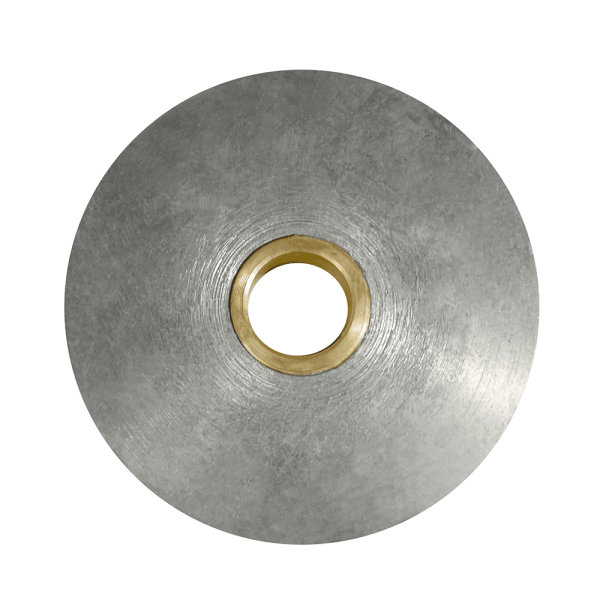 3 1/2 in. Zinc-Plated Sheave w/ Bronze Bushing