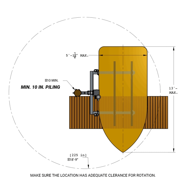 Coastal Series Direct Drive PWC Skiff Lift