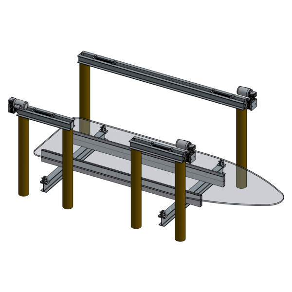 Rockport 12K Aluminum Six Post Pile Mount Lift