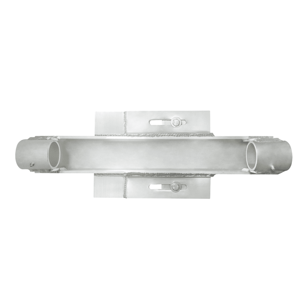 Aluminum Dual Pipe Support for Wood Beams