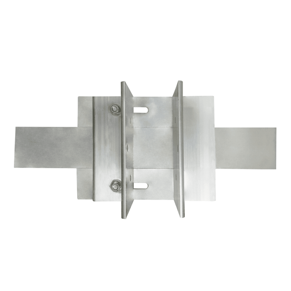 Aluminum Dual Pipe Support for Wood Beams