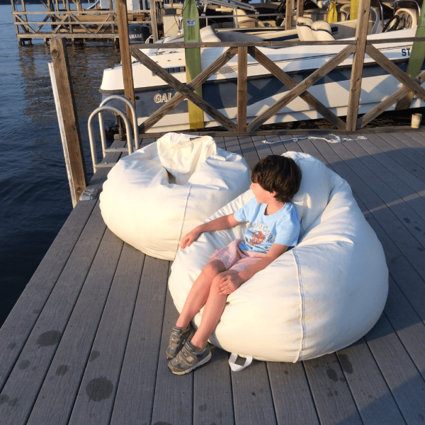 Teardrop Style Marine Bean Bag