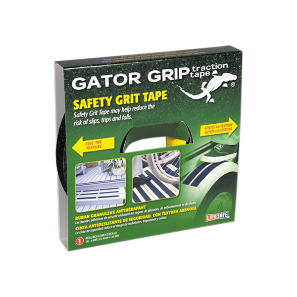 Gator Grip® Anti-Slip Safety Grit Tape 60 ft (Black)