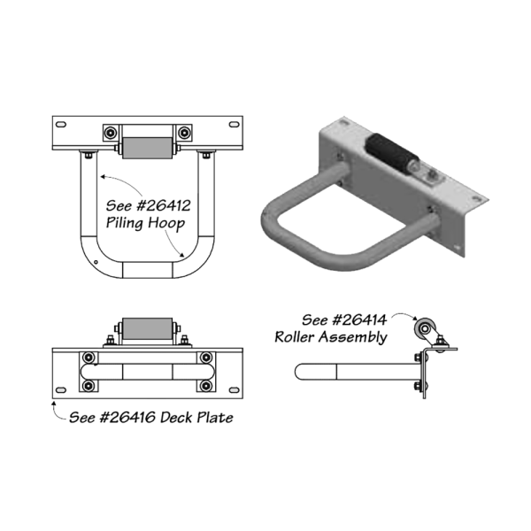 Piling Hoop Roller Assembly