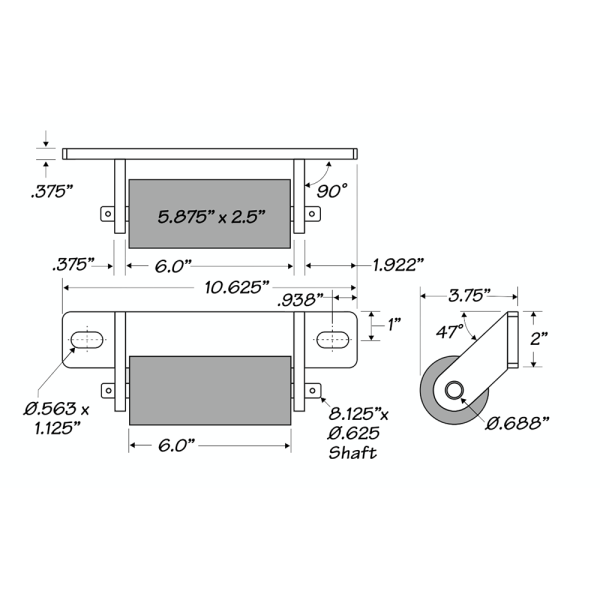 Dock Roller Assembly