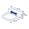 14 in. Roller Pile Holder