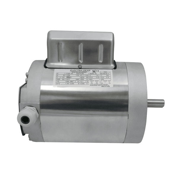 Electra-Gear 1 HP Stainless C-Face Electric Motor