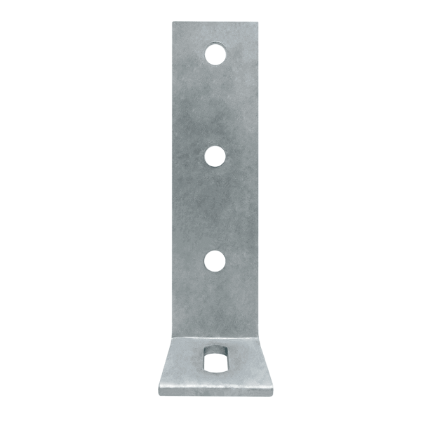 Galvanized Dual Pipe Support L-Brackets