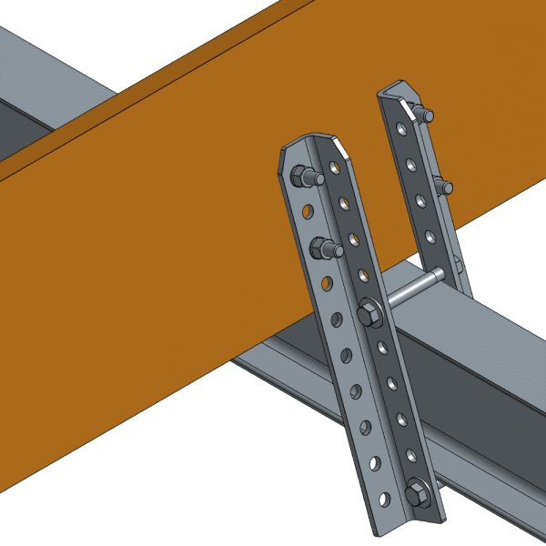 Galvanized Chock Angle Bracket Kit