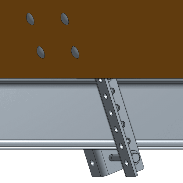 Galvanized Chock Angle Bracket Kit