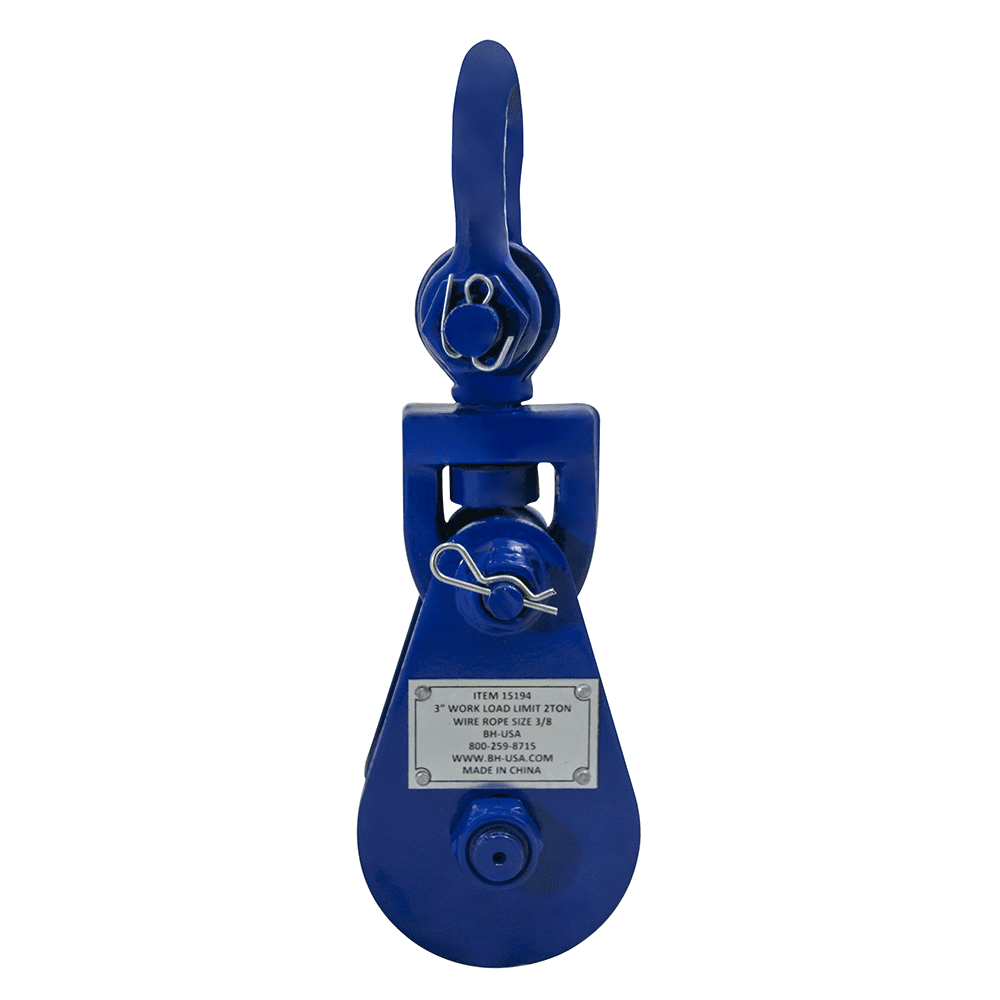 2 Ton Swivel Shackle Snatch Block