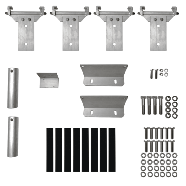 6K-8K Pile Mount Flat-Plate Hardware Kit