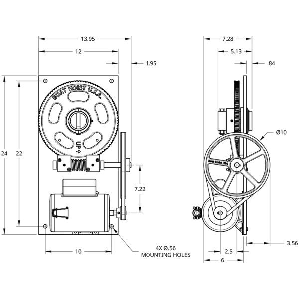 2021 Boat Hoist Diagram