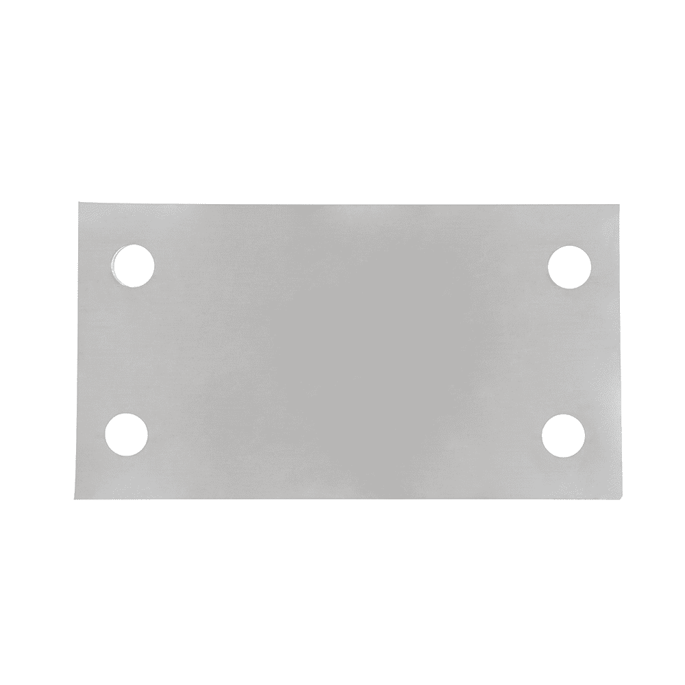 Aluminum Pontoon V Bracket Backup Plate