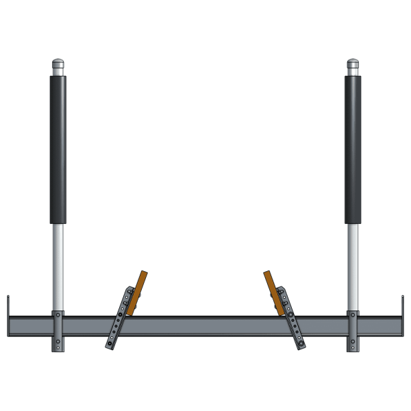 8,000 lb. Galvanized Steel V-Hull Boat Cradle