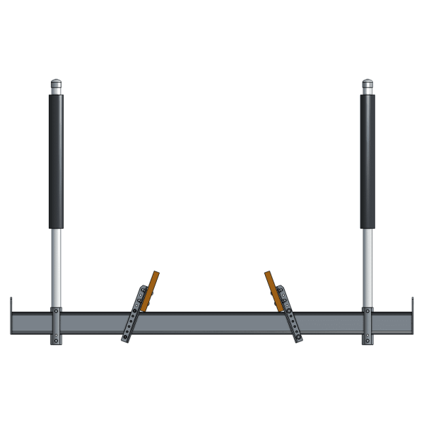 12,000 lb. Galvanized Steel V-Hull Boat Cradle