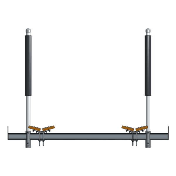 3,000 lb. Galvanized Steel Pontoon Boat Cradle