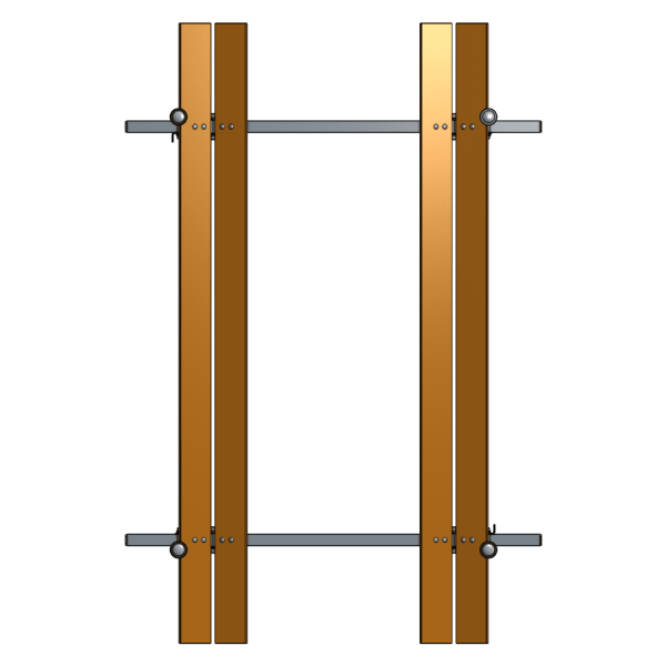 3,000 lb. Galvanized Steel Pontoon Boat Cradle