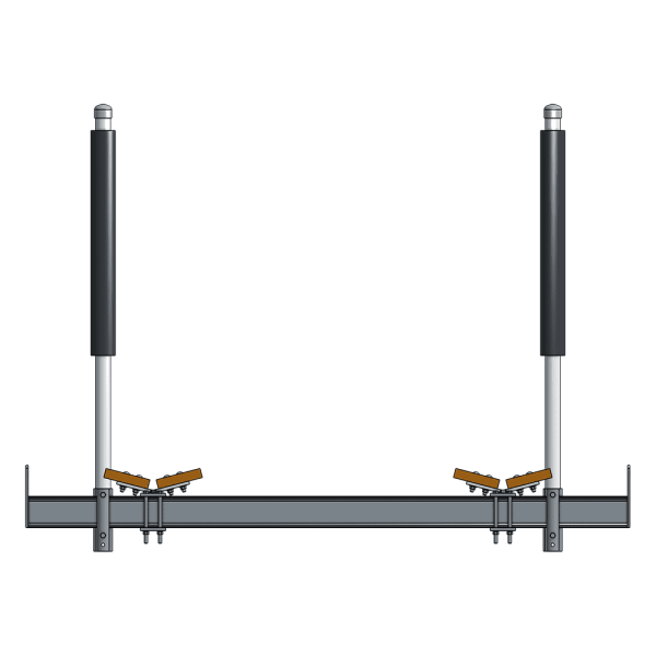 8,000 lb. Galvanized Steel Pontoon Boat Cradle