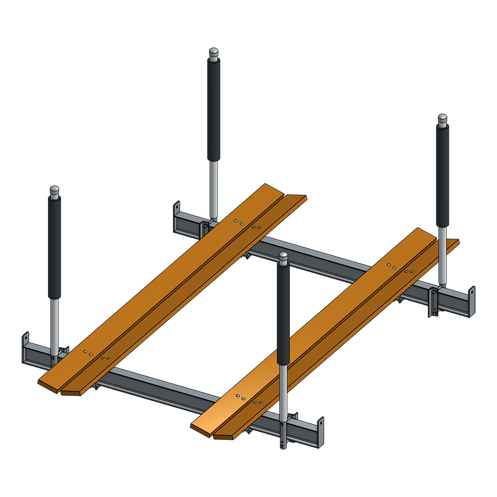 12,000 lb. Galvanized Steel Pontoon Boat Cradle