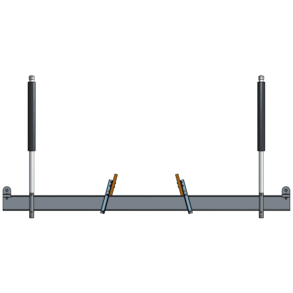 13,000 lb. Aluminum V-Hull Outboard Boat Cradle