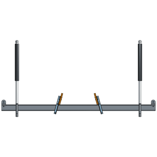 8,000 lb. Aluminum V-Hull Inboard Boat Cradle