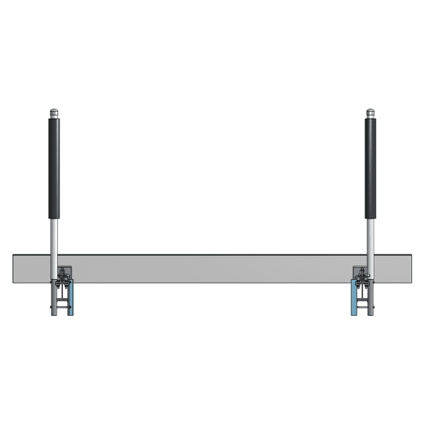 8,000 lb. Aluminum V-Hull Inboard Boat Cradle