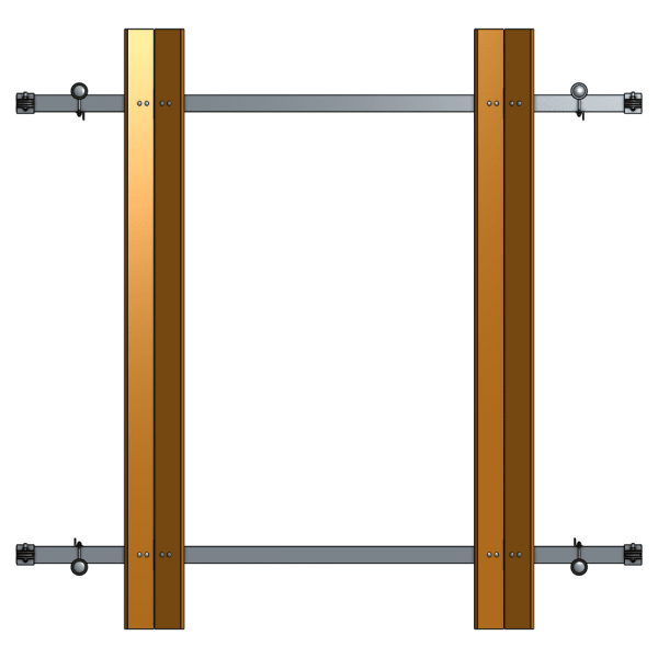 8,000 lb. Aluminum Pontoon Boat Cradle