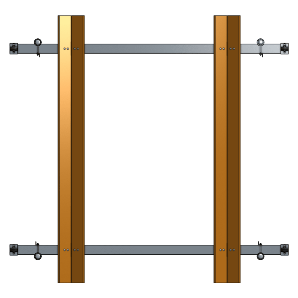 13,000 lb. Aluminum Pontoon Boat Cradle