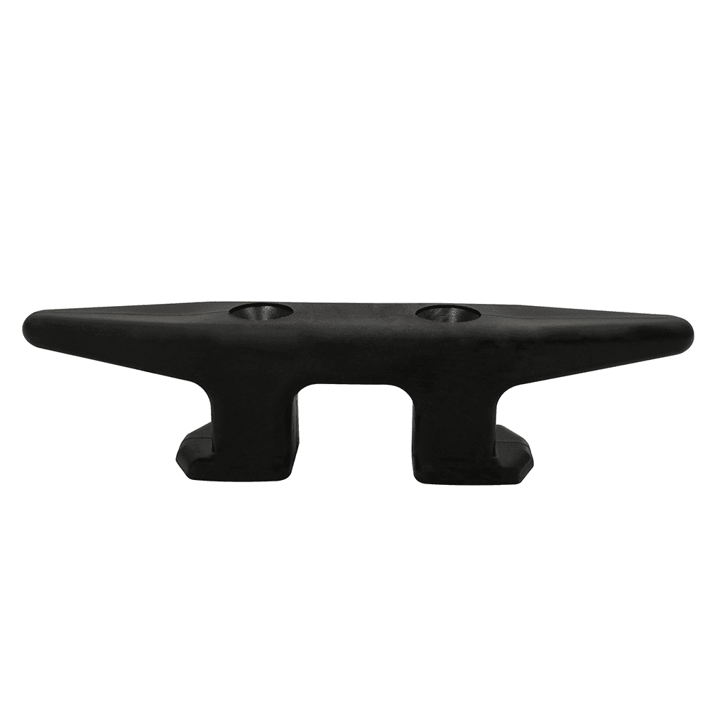 Black HDPE Open Base Dock Cleat