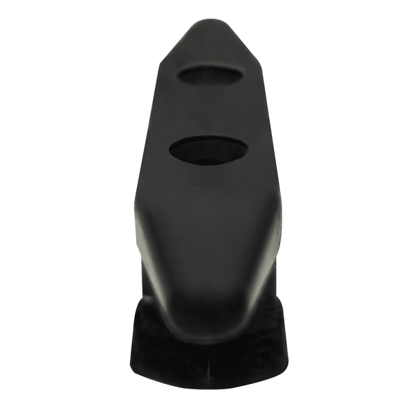 Black HDPE Open Base Dock Cleat