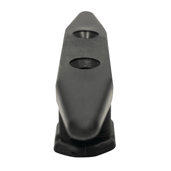 Black HDPE Open Base Dock Cleat