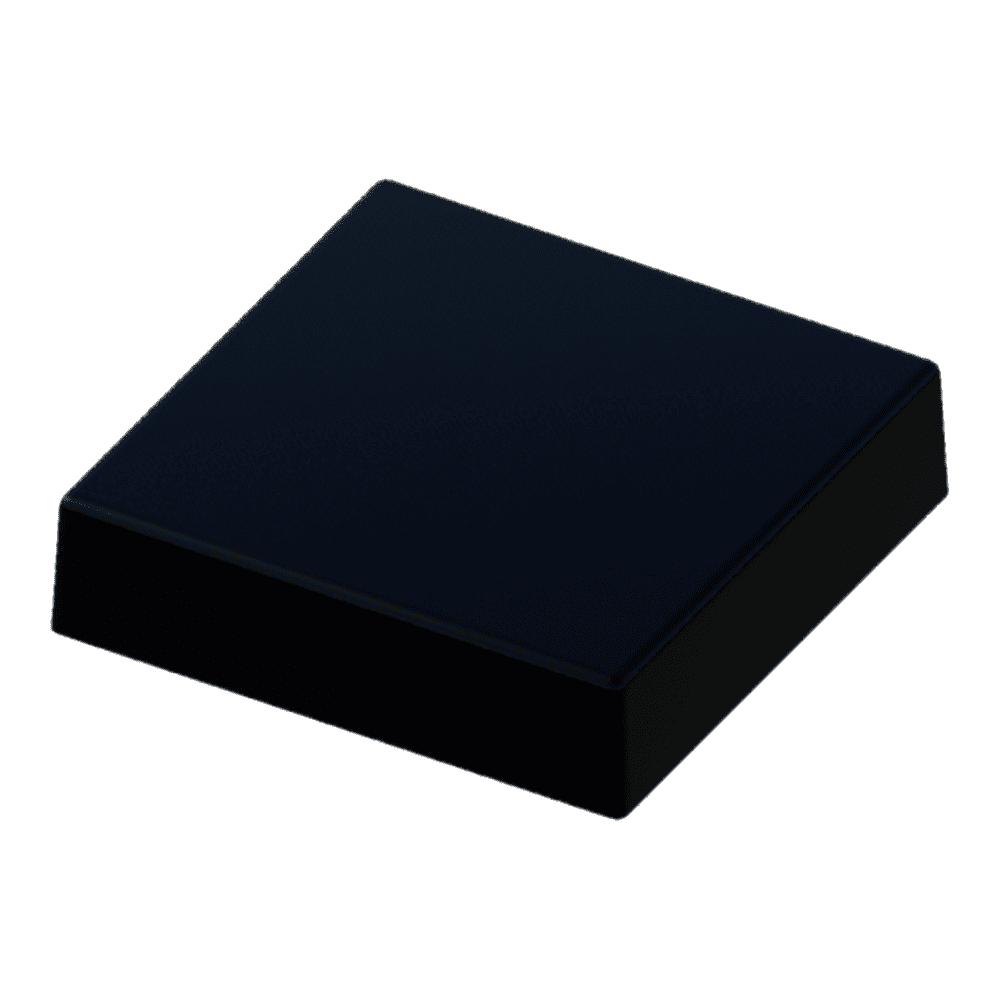 Black Square Flat Piling Caps | Dock Pile Caps | BH-USA