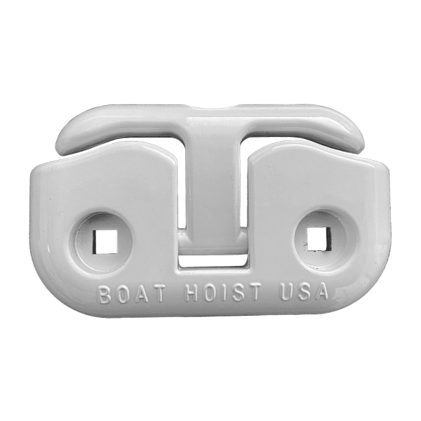 White Aluminum Flip-Up Dock Cleat