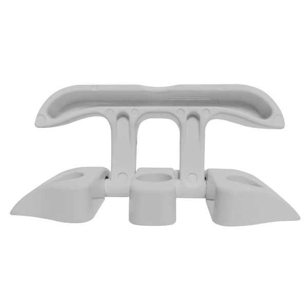 White Aluminum Flip Up Dock Cleat